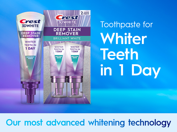 Toothpaste for Whiter Teeth in 1 Day