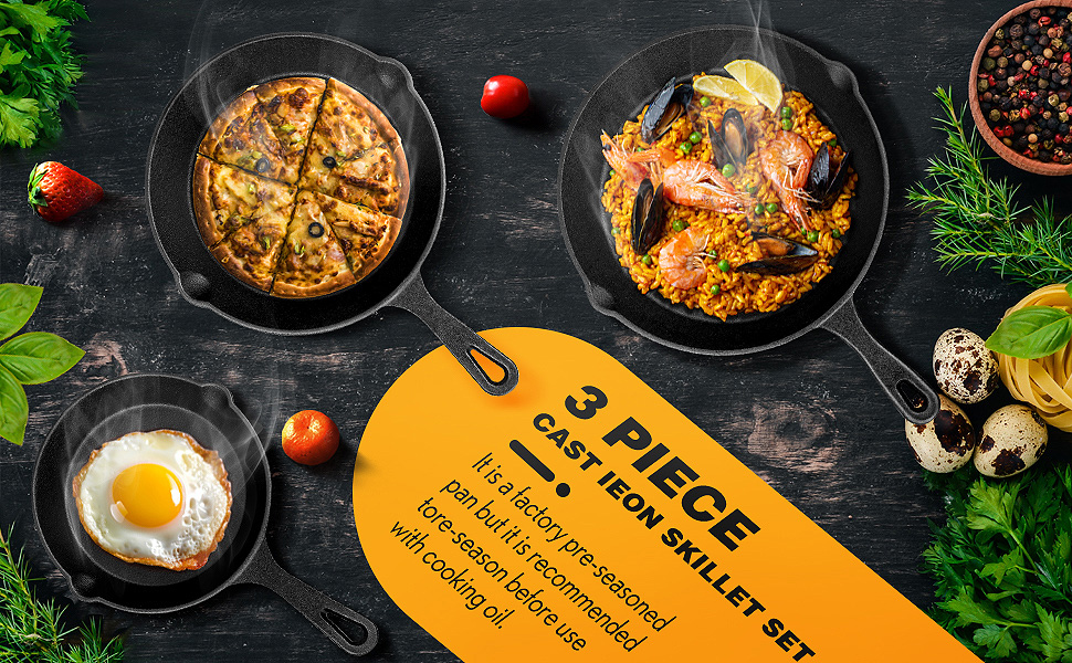 non stick cast iron skillet