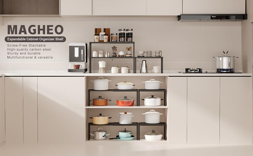 magheo expandable cabinet shelf