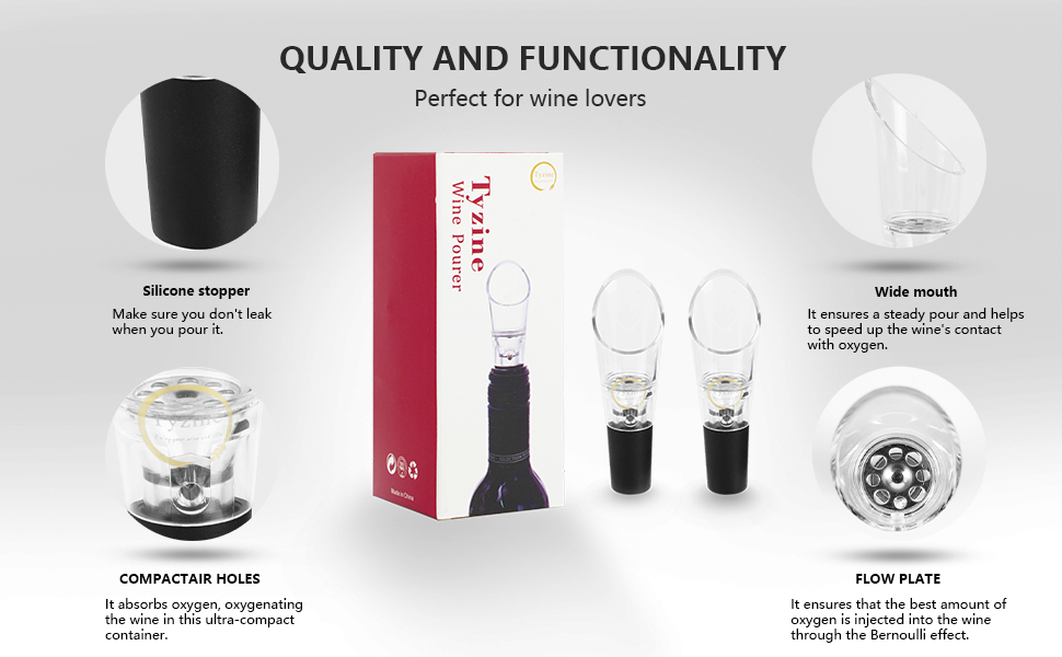 Wine Aerator Pourer set 2-2