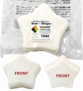 Kokum Butter Star Shape in safety sealed poly bag 2 front images as well