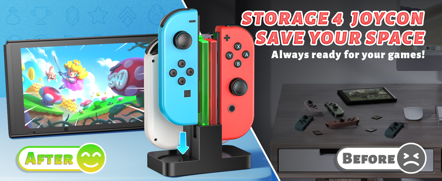 switch joycon charger