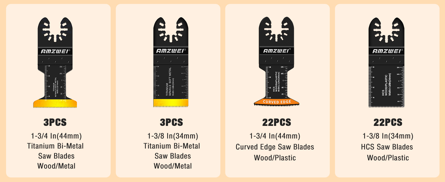metal oscillating blades