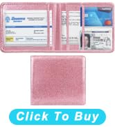 leather registration holder