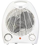 1,500-Watt Personal Desktop Heater (White), 8.4 x 5.2 x 10 Inches