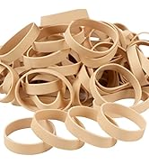 AMUU Rubber Bands Size #84 Tactical Rubber Bands Elastics Bands 50 pack wide Thick Rubber Bands f...
