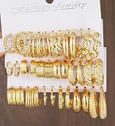 gold earrings