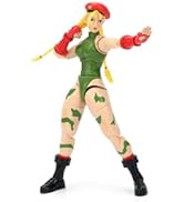 Jada Toys – Street Fighter II Cammy Action Figure - 1:12 Scale Collectible - Includes Interchange...