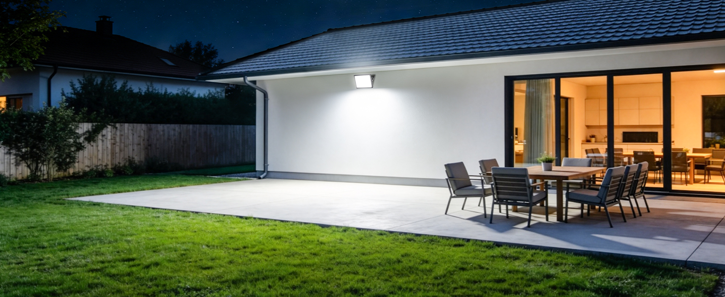2 Pack 60W LED Flood Lights Outdoor
