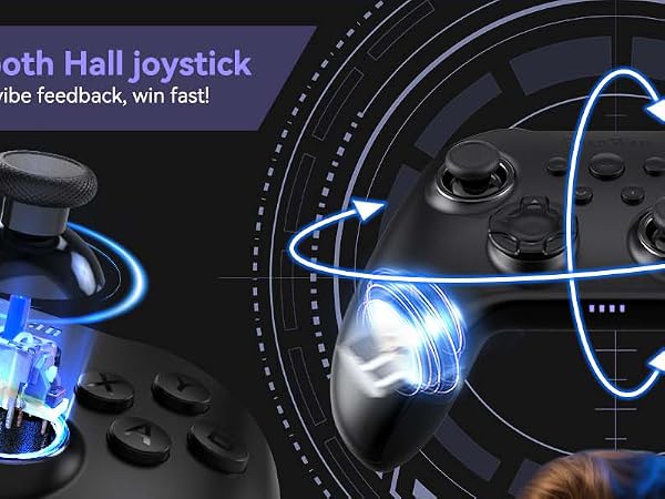 Wireless Controller for PC, iPhone, Android, Switch