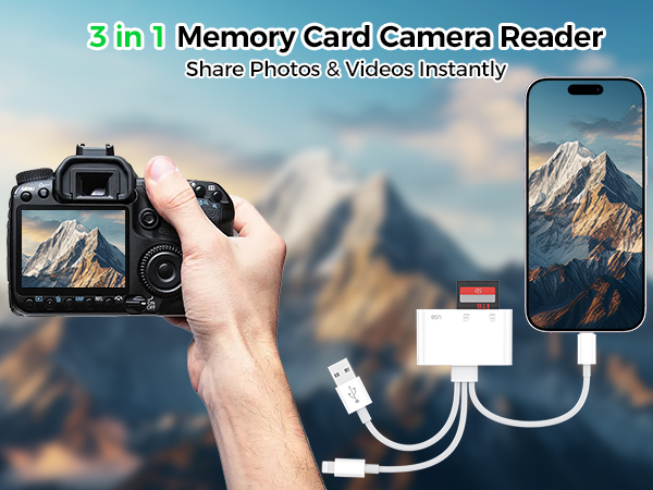 adaptador de memoria para iphone