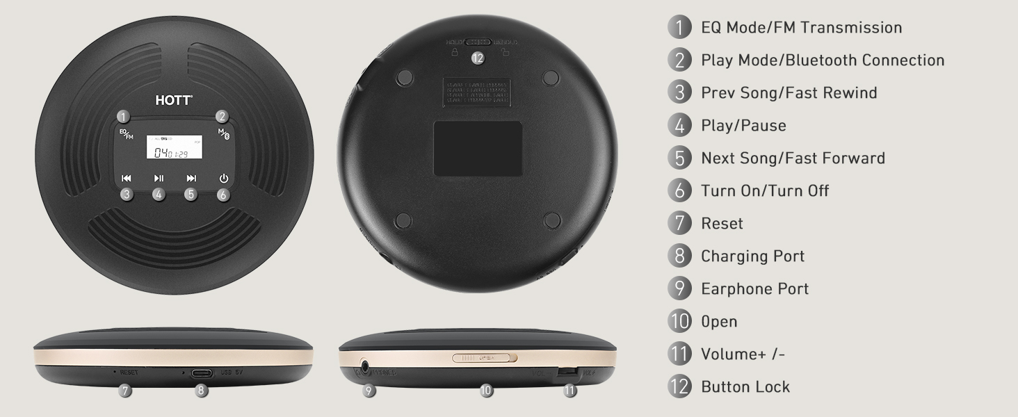 cd player bluetooth