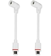 2PCS Barrel Plug to USB-C Adapter Compatible with Ring Solar Panel with DC Port &amp; Ring Spotlight ...