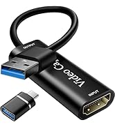 Video Capture Card, Video Recording Card Wonderful 4K HDMI to 1080P USB C for Gaming Streaming TV...
