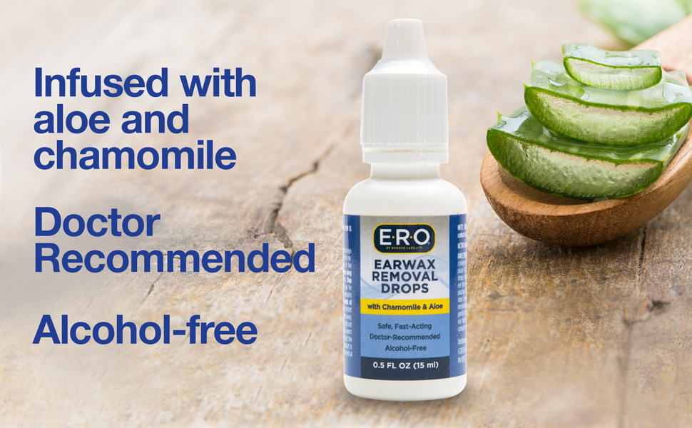 ERO E-R-O Earwax Removal Kit with aloe and chamomile