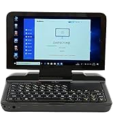 Windows 10 Pro 64bit Micro PC Laptop, 8GB LPDDR4 RAM/256GB M.2 SSD 6inch Laptop Mini PC, CPU Cele...