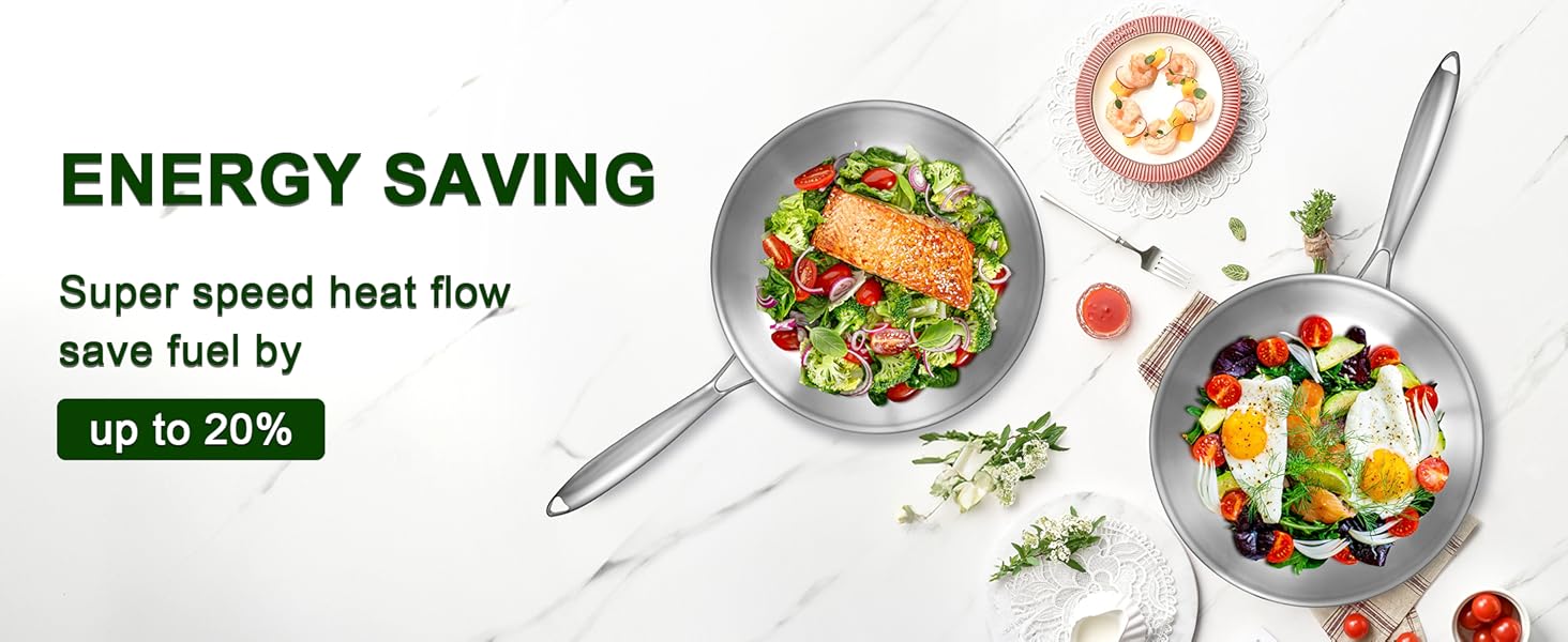 stainless steel saute pan