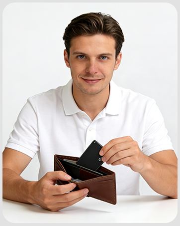 Rechargeable Item Locator for Luggage Tags, Passports, Purse, Bags