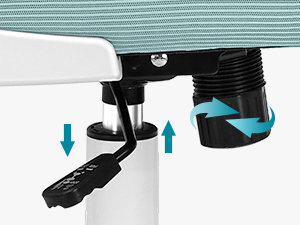Tiltable and Rocking Backrest
