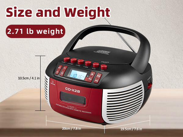 CD and Cassette Player