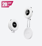 ULANZI Magnetic Selfie Light White, LED Fill Light Compatible with Magsafe, LED Selfie Ring Light...