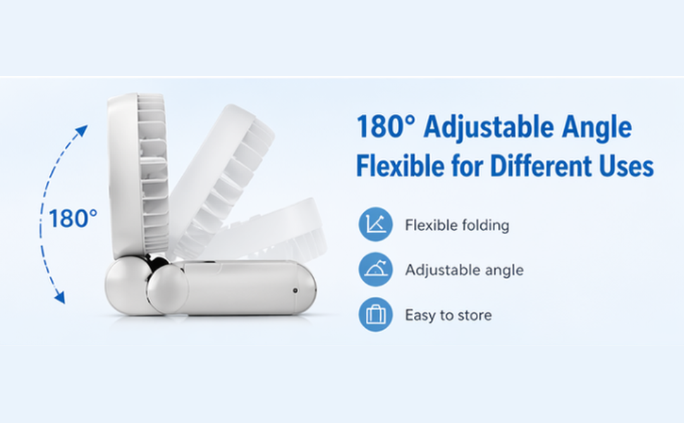 adjustable neck fan portable