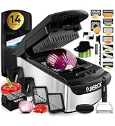 Fullstar The Original Pro Chopper - Vegetable Chopper and Spiralizer, Food Chopper with Container...