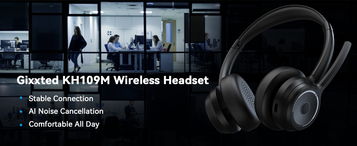 Gixxted KH109M Wireless Headset
