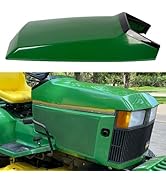 ECOTRIC Upper Hood Compatible with John Deere 415 425 445 455 Lawn Mower Replacement for AM128986...