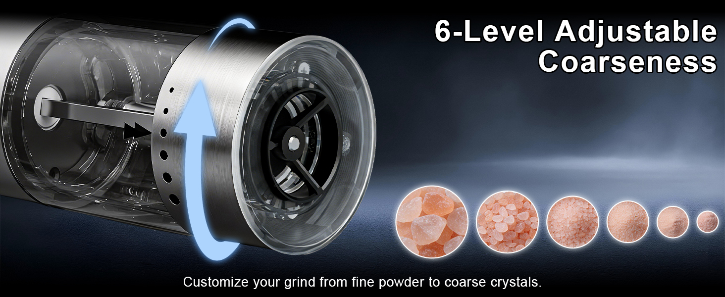 electric salt and pepper grinder set rechargeable salt and pepper shakers salt and pepper mill set