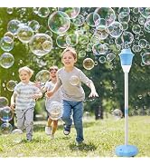 AIERSA Bubble Machine Automatic,Height 47 Inches Vertical Bubble Machine for Parties, Outdoor Bat...