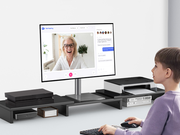 double monitor stand