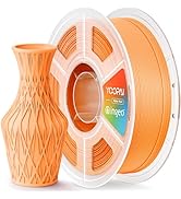 PLA+ Matte Filament 1.75mm, Soft Matte Finish, Reduced Layer Lines, 1KG (2.2lbs) 3D Printer PLA F...
