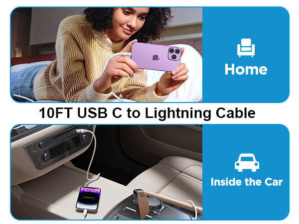 USB C to Lightning Cable