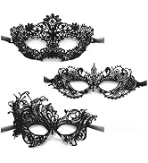 TFTSR Masquerade Masks for Women Couples,Men Mardi Gras Masks,Girls Black Gold Lace Masks,Adults ...