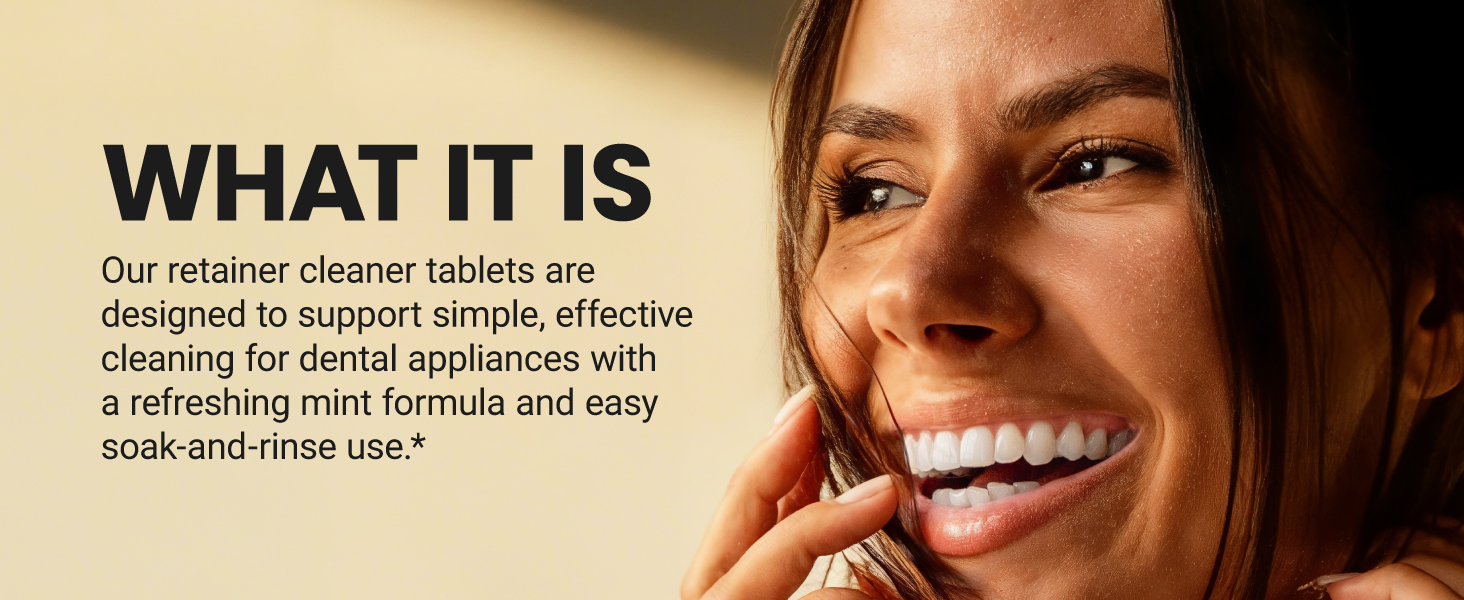 effervescent tablets retainer brite polident efferdent invisalign cleaning tablets for Invisalign