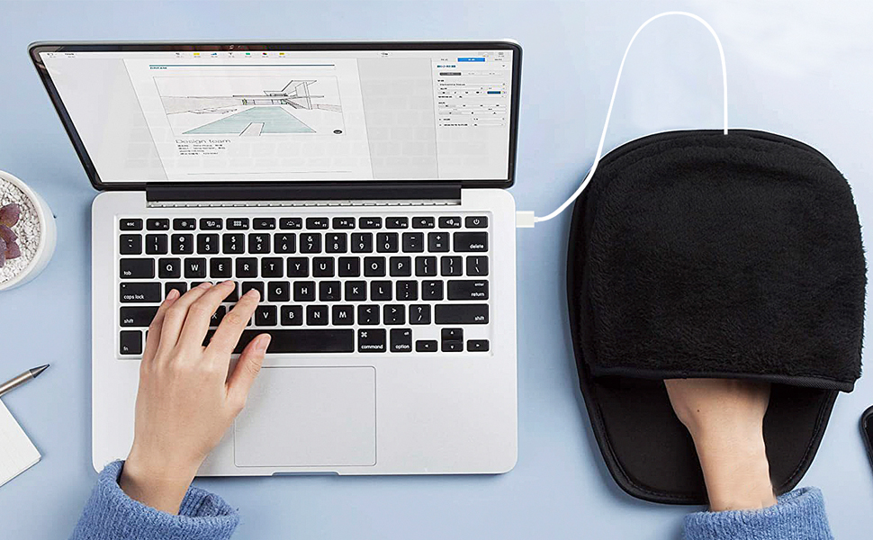 ergonomic desk mouse pad with wrist rest for women men