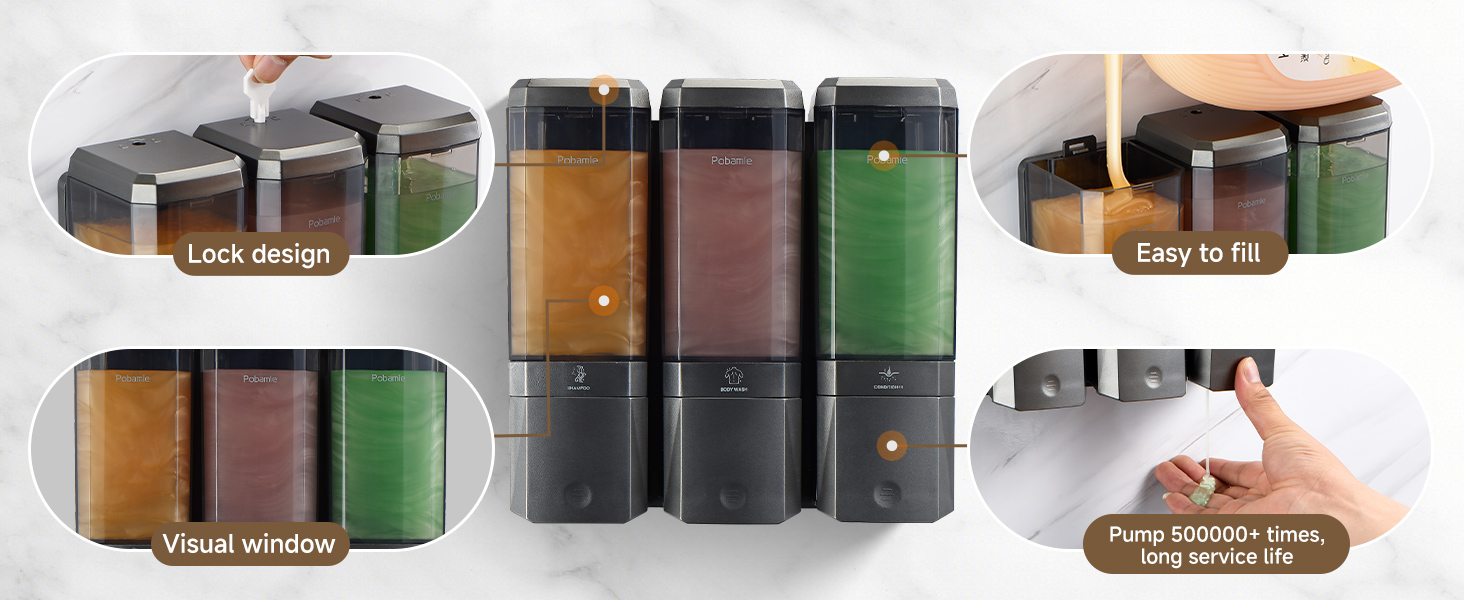 shower soap dispenser for wall