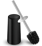 IXO Toilet Brush and Holder, Toilet Brush with 304 Stainless Steel Long Handle, Toilet Bowl Brush...