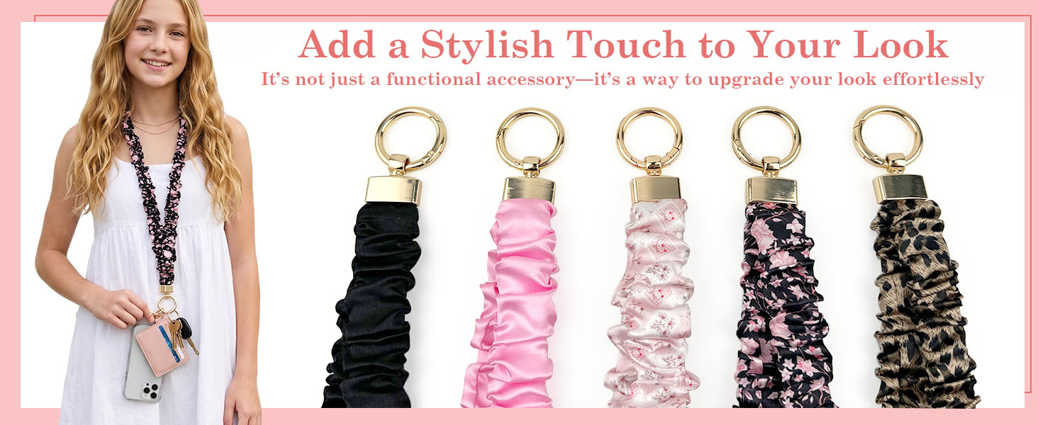 scrunchie lanyard teacher