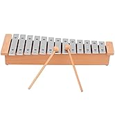 13 Note Glockenspiel, Percussion Instrument for Children and Music Lovers, Crafted with Aluminum ...