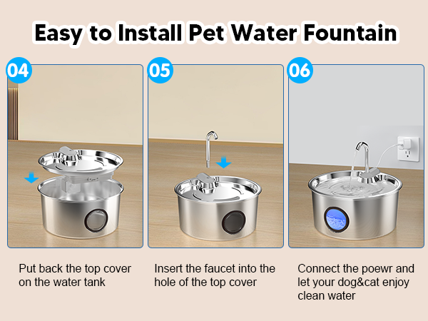 cat water fountain of indoor