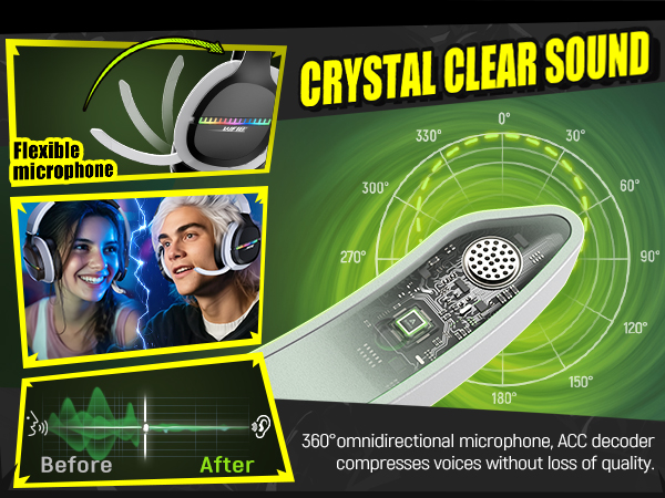 bluetooth 5.3 gaming headset low latency