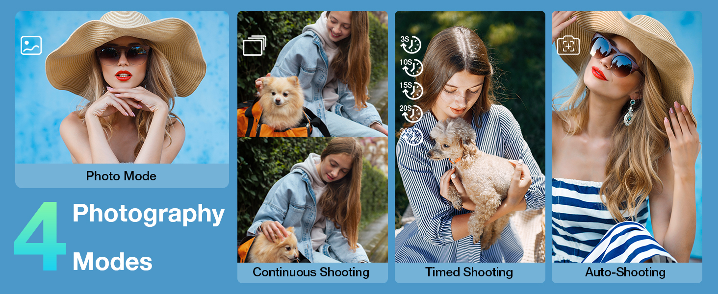 4 Photography Modes