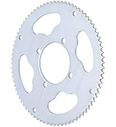 Qiilu 80T 25H Sprocket T8F Sprocket Steel 54Mm 80 Teeth 25H Rear Chain Sprocket for 47Cc 49Cc Dir...