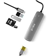 USB C Hub,REIIE 6 in 1 Docking Station with 4K@HDMI,100W PD Charging, 5Gbps USB3.0,SD and TF Port...