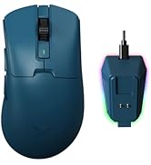 DeLUX M900PRO Wireless Gaming Mouse, 8000Hz Polling Rate, Magnetic 4K RGB Charging Dock, 63g Ligh...