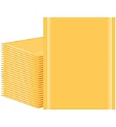 MarFul Kraft Bubble Mailer 6x9 Inches 25 Pack,High Density Bubble Waterproof Self Seal Adhesive S...