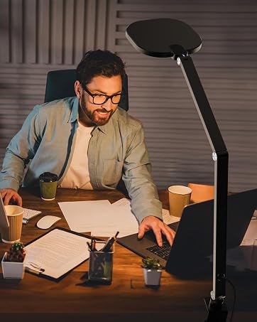 desk lamp with clamp
