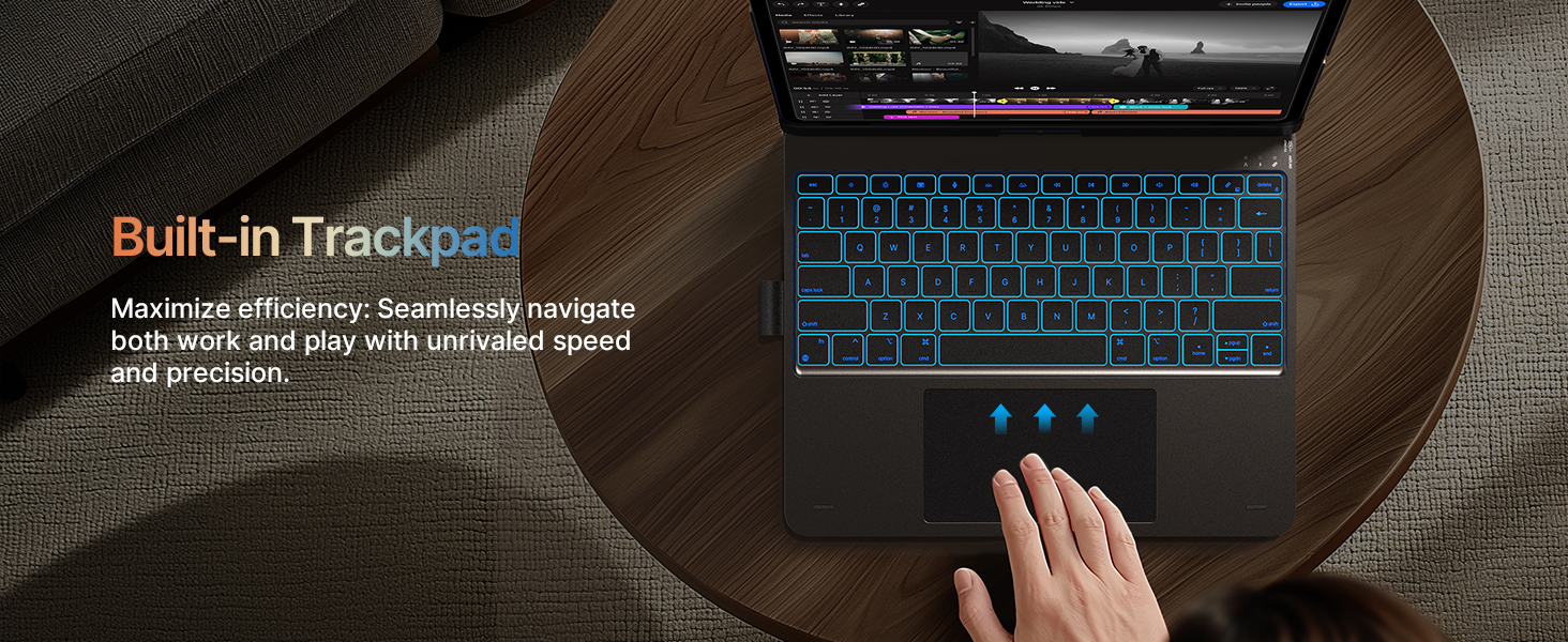 touch ipad keyboard case for ipad pro 11
